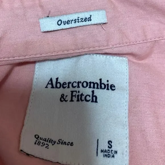 Abercrombie & Fitch Multicolor Colorblock Long Sleeve Button Down Shirt Top Sz S - Picture 4 of 5